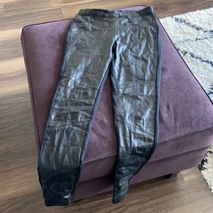 Anthropologie La Fee Verte Vegan Leather Leggings